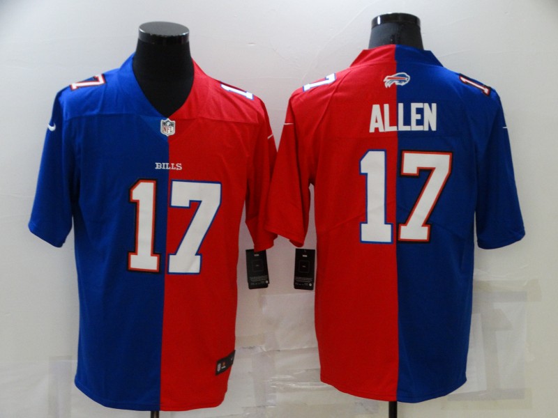 Men's Buffalo Bills Josh Allen #17 Blue/Red Jersey Men's Buffalo Bills Josh Allen #17 Blue/Red Jersey